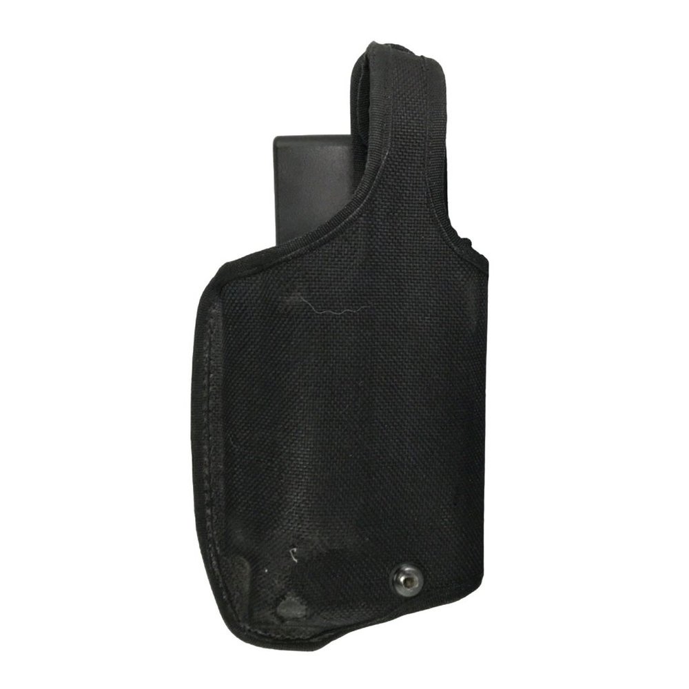 Vintage Bianchi Hard Black Belt Slide Duty Holster Size 13AR Right Hand Estate